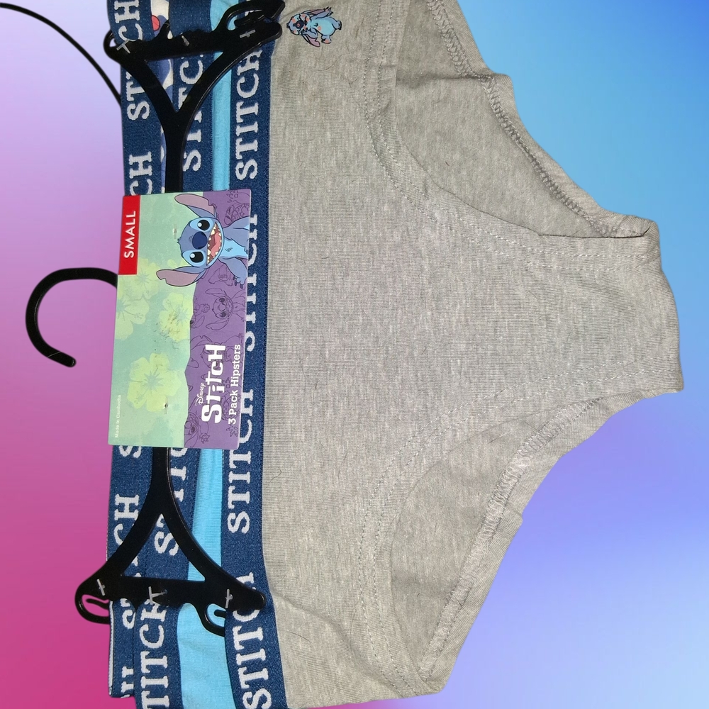 Stitch Women's Gray and Blue Panties